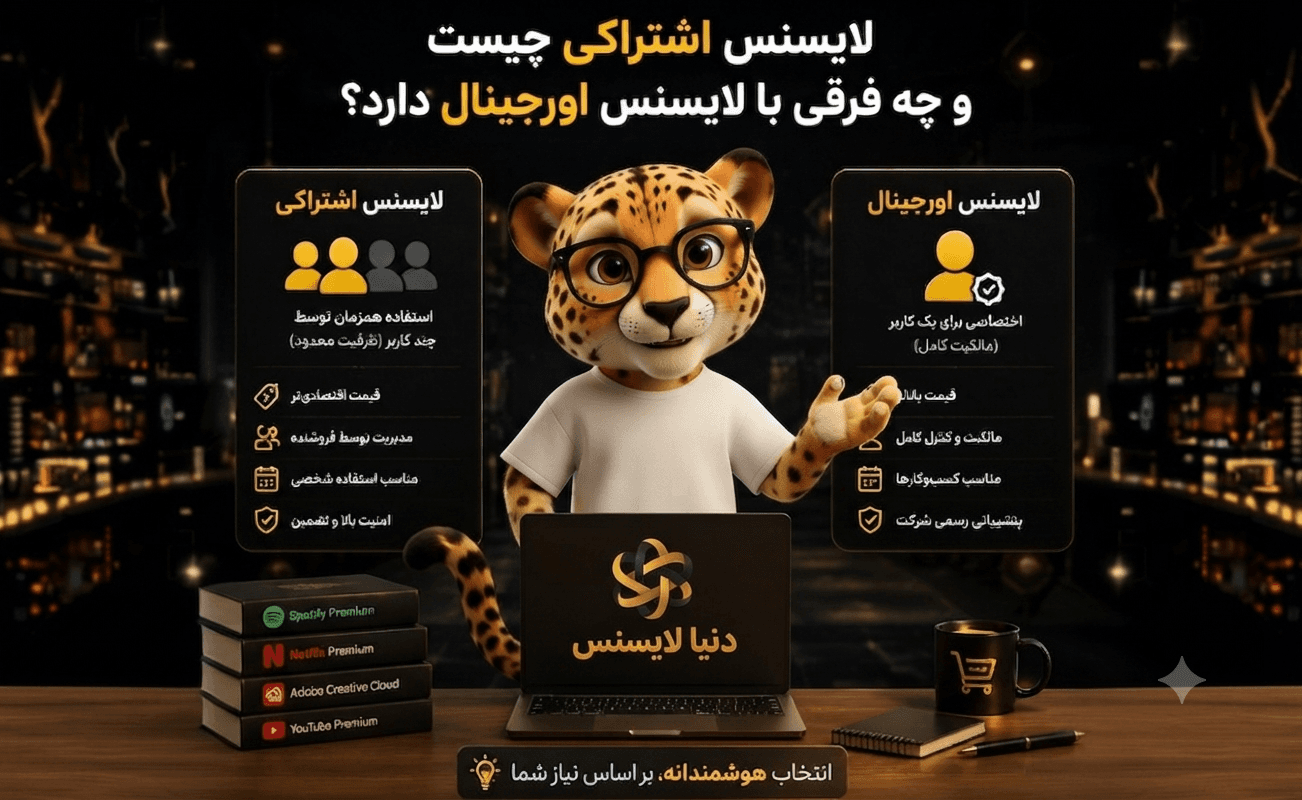 مقایسه لایسنس اشتراکی و لایسنس اورجینال در دنیای لایسنس